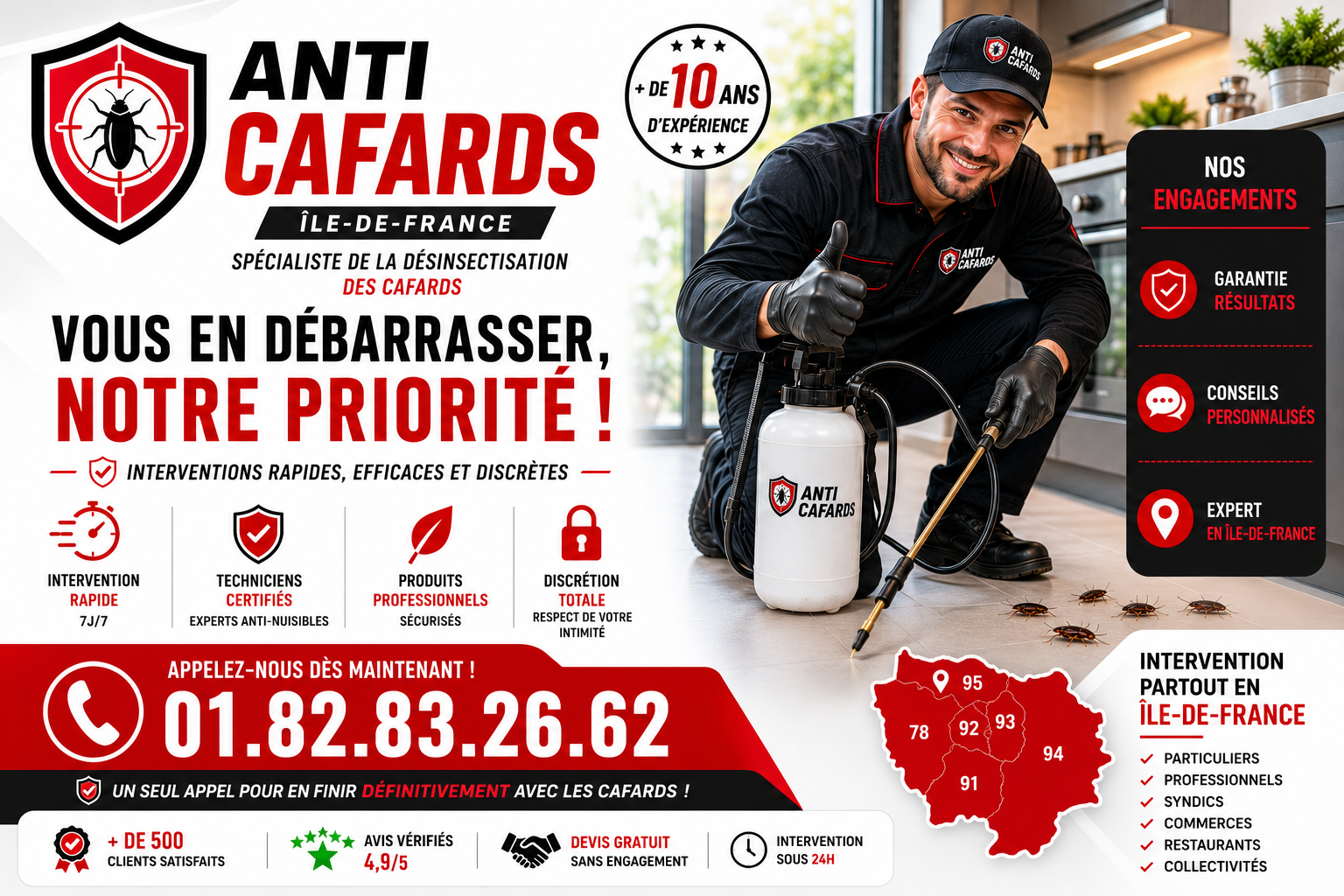Cafards Sannois